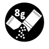 8G ORGANIC <br>CANE SUGAR